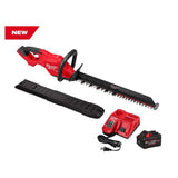 Milwaukee M18 FUEL 24" Cordless Hedge Trimmer Kit with 8.0 Ah FORGE Battery & Rapid Charger, 3033-21