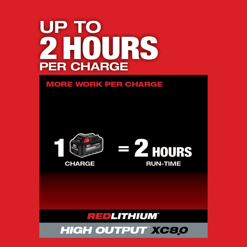 Milwaukee M18 FUEL 18V 24 in. Brushless Cordless Hedge Trimmer Kit with 8.0 Ah Battery and Charger