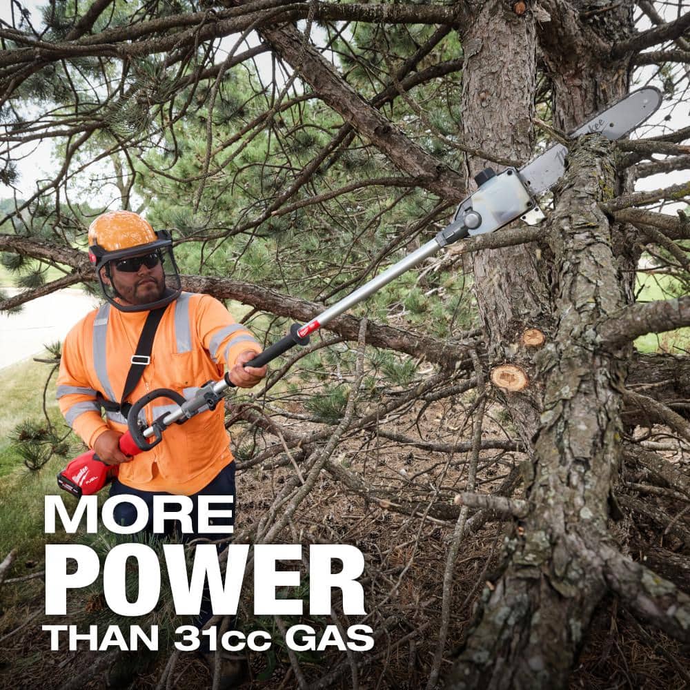 Milwaukee M18 FUEL 10" Brushless Cordless Pole Saw with QUIK-LOK Attachment Capability, Tool-Only
