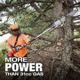 Milwaukee M18 FUEL 10 in. Brushless Cordless Pole Saw Kit with QUIK-LOK and 8.0Ah Battery