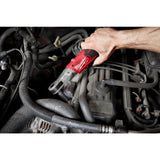 Milwaukee M12 FUEL 12-Volt Lithium-Ion Brushless Cordless 1/2 in. Ratchet and Rivet Tool with Two 3.0 Ah Batteries