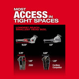 Milwaukee M12 FUEL 12V Lithium-Ion Brushless 3/8 in. Extended Reach High-Speed Cordless Ratchet Kit with Metric Socket Set