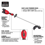 Milwaukee M18 FUEL 18V Brushless Cordless 17 in. Dual-Battery String Trimmer Kit with (2) FORGE XC 8.0 Ah Batteries and Super Charger