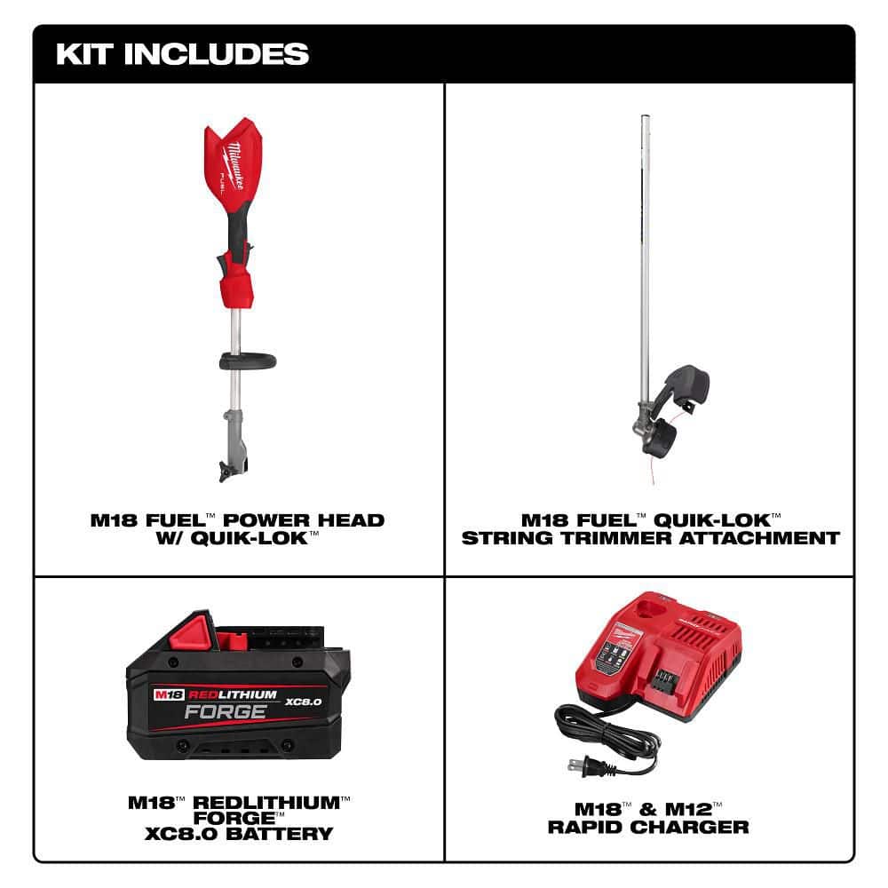 Milwaukee M18 FUEL 16 in. Brushless Cordless String Trimmer with QUIK-LOK (Tool-Only)