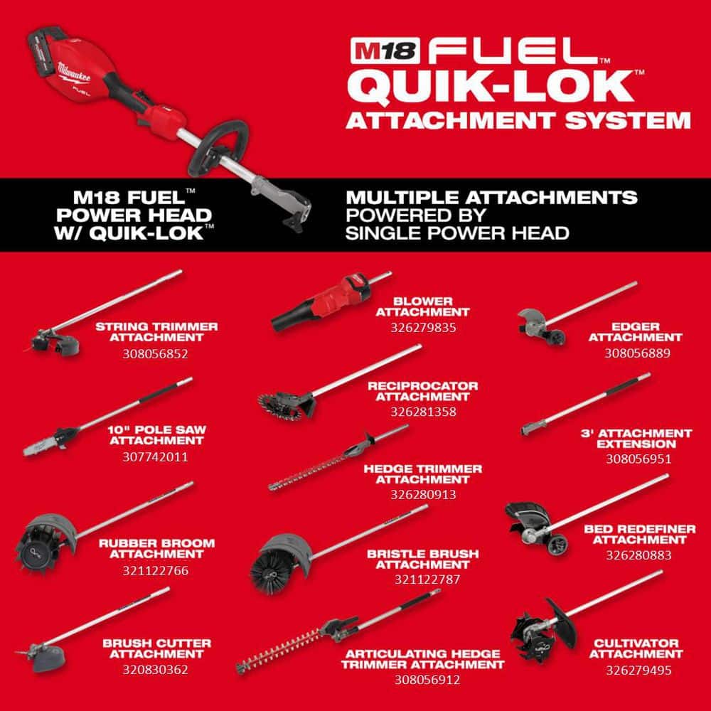 Milwaukee M18 FUEL 16 in. Brushless Cordless String Trimmer with QUIK-LOK (Tool-Only)