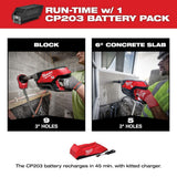 Milwaukee MX FUEL Cordless Core Drill Kit with M18 FUEL 1 in. SDS‑Plus Rotary Hammer & Dust Extractor (Model MXF301-2CP-2912-22DE)