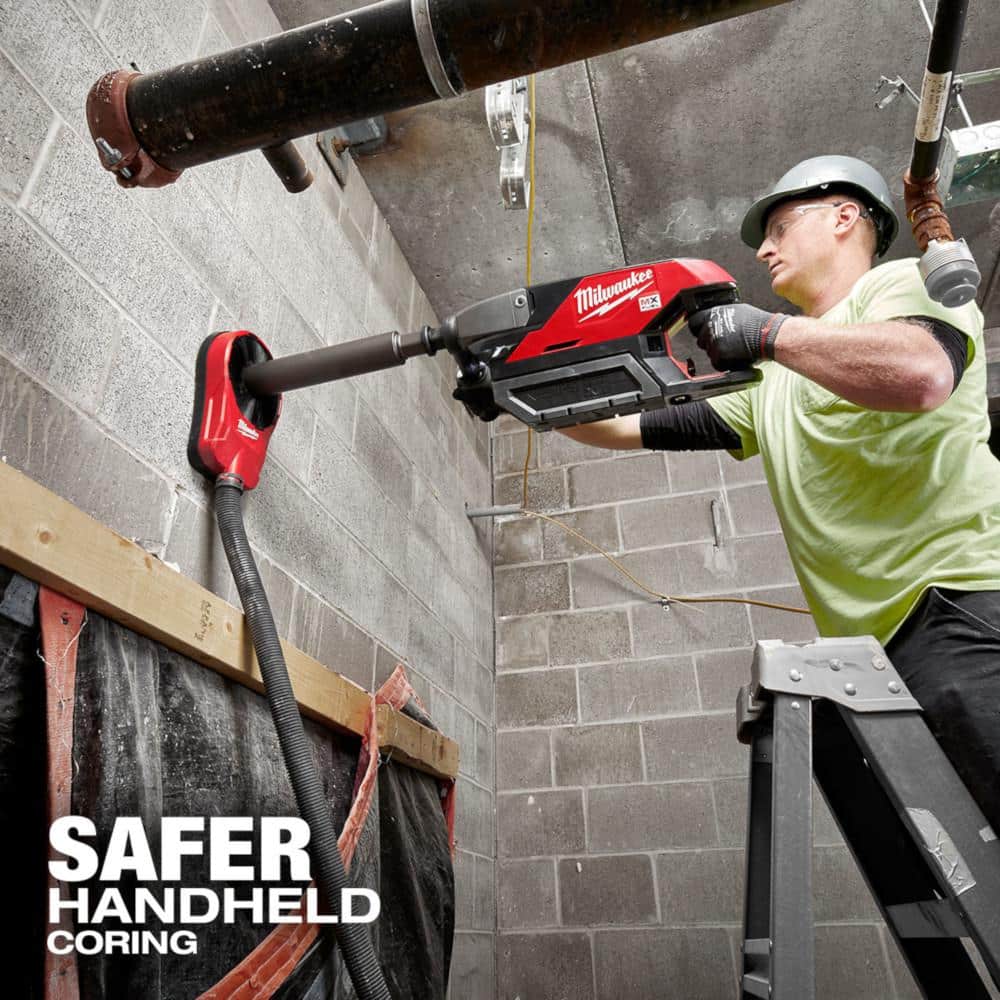 Milwaukee MX FUEL Cordless Handheld Core Drill Kit + M18 FUEL 1-1/8 in. SDS‑Plus Rotary Hammer/Dust Extractor Kit