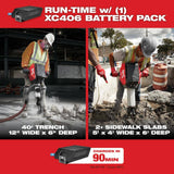 Milwaukee MX FUEL Cordless 1-1/8 in. Breaker Kit + M18 FUEL ONE-KEY 18V Brushless 9 in. Cut-Off Saw Combo (Model MXF368-1XC-2786-22HD)