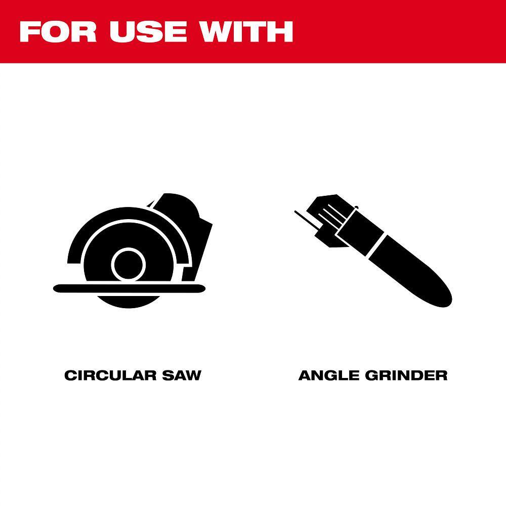 Milwaukee 7 in. DIAMOND MAX Turbo General Purpose Diamond Blade, DM 7/8"–5/8" Arbor