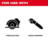 Milwaukee 7 in. DIAMOND MAX Turbo General Purpose Diamond Blade, DM 7/8"–5/8" Arbor
