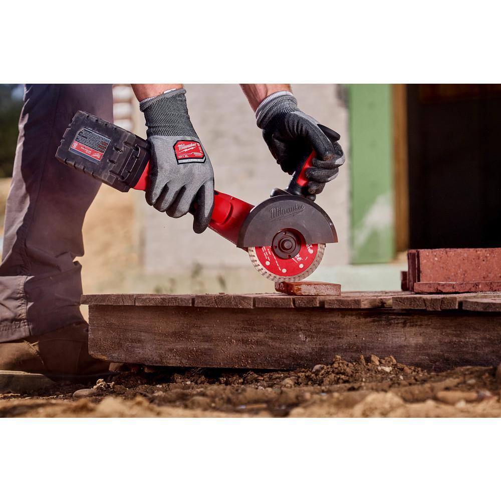Milwaukee 4 in. Turbo Masonry & Concrete Diamond Blade, Segmented Turbo Rim