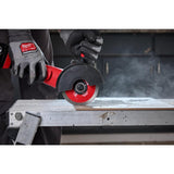 Milwaukee 7 in. Continuous Tile Diamond Blade – Solid Steel Core, Wet/Dry, DM 7/8"–5/8" Arbor