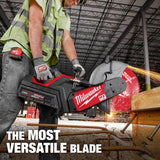 Milwaukee 4.5 in. Multi‑Material Diamond Blade, Vacuum Brazed, Segmented Rim, 7/8"–20mm–5/8" Arbor
