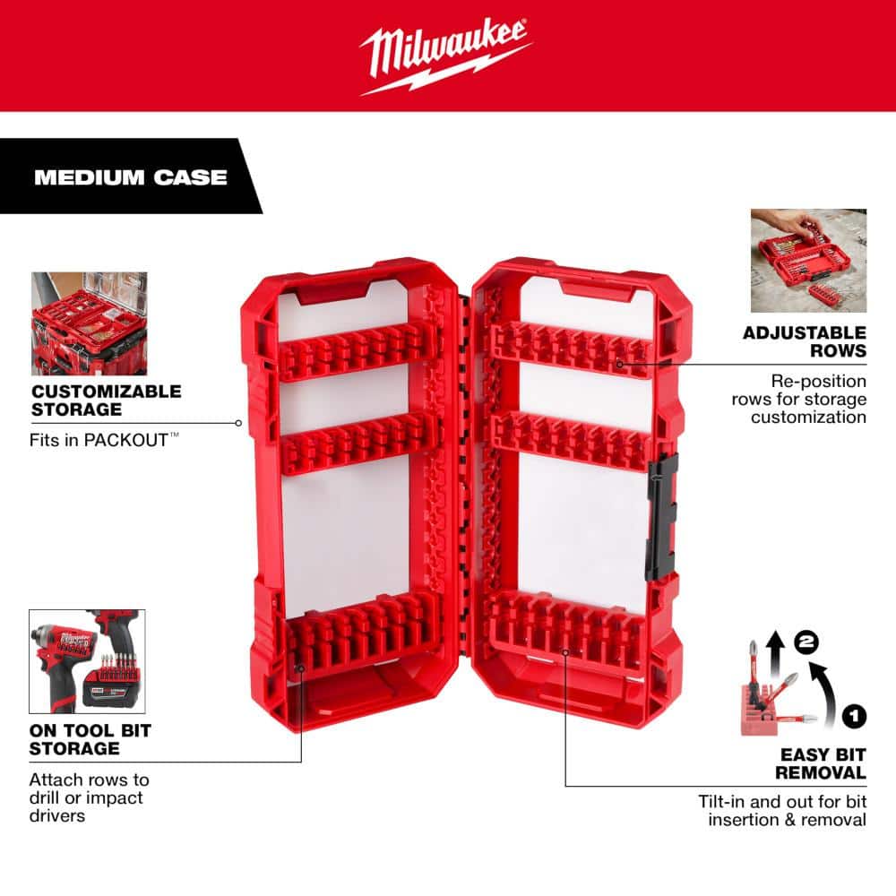 Milwaukee SHOCKWAVE Impact Duty Driver Bit Set, 40-Piece