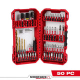 Milwaukee SHOCKWAVE Impact Duty Alloy Steel Driver Bit Set, Hex Shank (50-Piece)