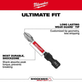 Milwaukee SHOCKWAVE Impact Duty Alloy Steel Driver Bit Set, Hex Shank (50-Piece)