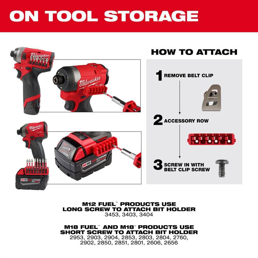 Milwaukee SHOCKWAVE Impact Duty Alloy Steel Driver Bit Set, Hex Shank (50-Piece)