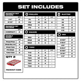 Milwaukee SHOCKWAVE Impact Duty Alloy Steel Screwdriver Bit Set with PACKOUT Case, 190-Piece