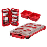 Milwaukee SHOCKWAVE Impact Duty Alloy Steel Screw Driver Bit Set & Carbide Hammer Drill Bit Set (80-Piece)