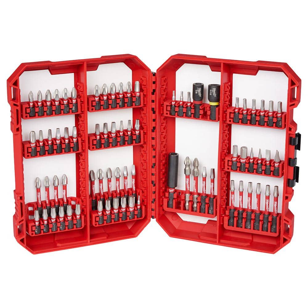 Milwaukee SHOCKWAVE Impact Duty Alloy Steel Screwdriver Bit Set with PACKOUT Case, 174-Piece