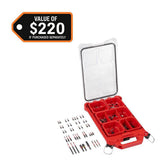 Milwaukee SHOCKWAVE Impact Duty Alloy Steel Driver Bit Set with PACKOUT Low-Profile Organizer, 90-Piece
