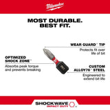 Milwaukee SHOCKWAVE Impact Duty Alloy Steel Driver Bit Set with PACKOUT Low-Profile Organizer, 90-Piece