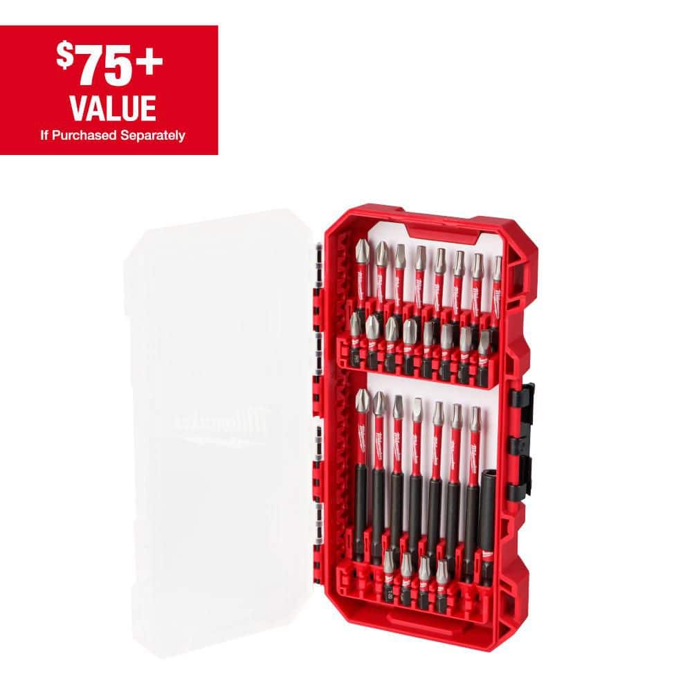 Milwaukee SHOCKWAVE Impact Duty 28-Piece Driver Bit Set