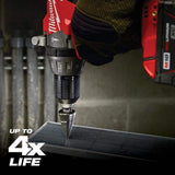 Milwaukee Black Oxide Step Drill Bit Set, Jam‑Free, Dual‑Flute (10‑Piece)