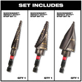 Milwaukee Titanium SHOCKWAVE Impact Duty Step Bit Kit with RED HELIX Titanium Drill Bit Set, 26-Piece