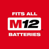 Milwaukee M12 12-Volt Lithium-Ion Cordless 10 oz. Adhesive & Caulk Gun with M12 CP High Output 2.5 Ah Battery Pack