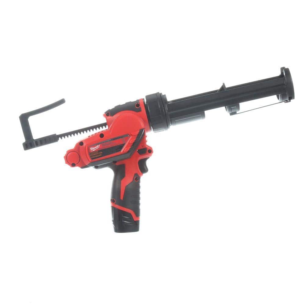 Milwaukee M12 12-Volt Lithium-Ion Cordless 4.0Ah Starter Kit with 10 oz. Adhesive & Caulk Gun