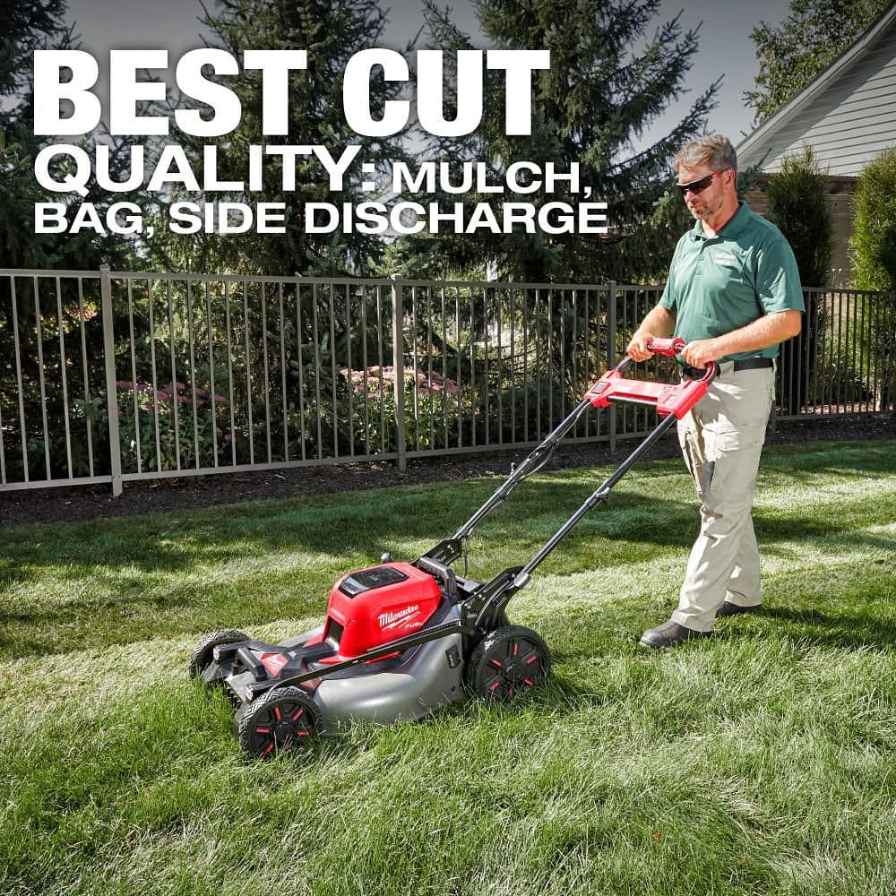 Milwaukee M18 FUEL Brushless Cordless 21 in. Dual-Battery Self-Propelled Walk-Behind Mower, Tool-Only (Model 2823-20)
