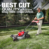 Milwaukee M18 FUEL 18V 21 in. Brushless Cordless Dual-Battery Self-Propelled Mower with 16 in. String Trimmer, (3) Batteries & Charger