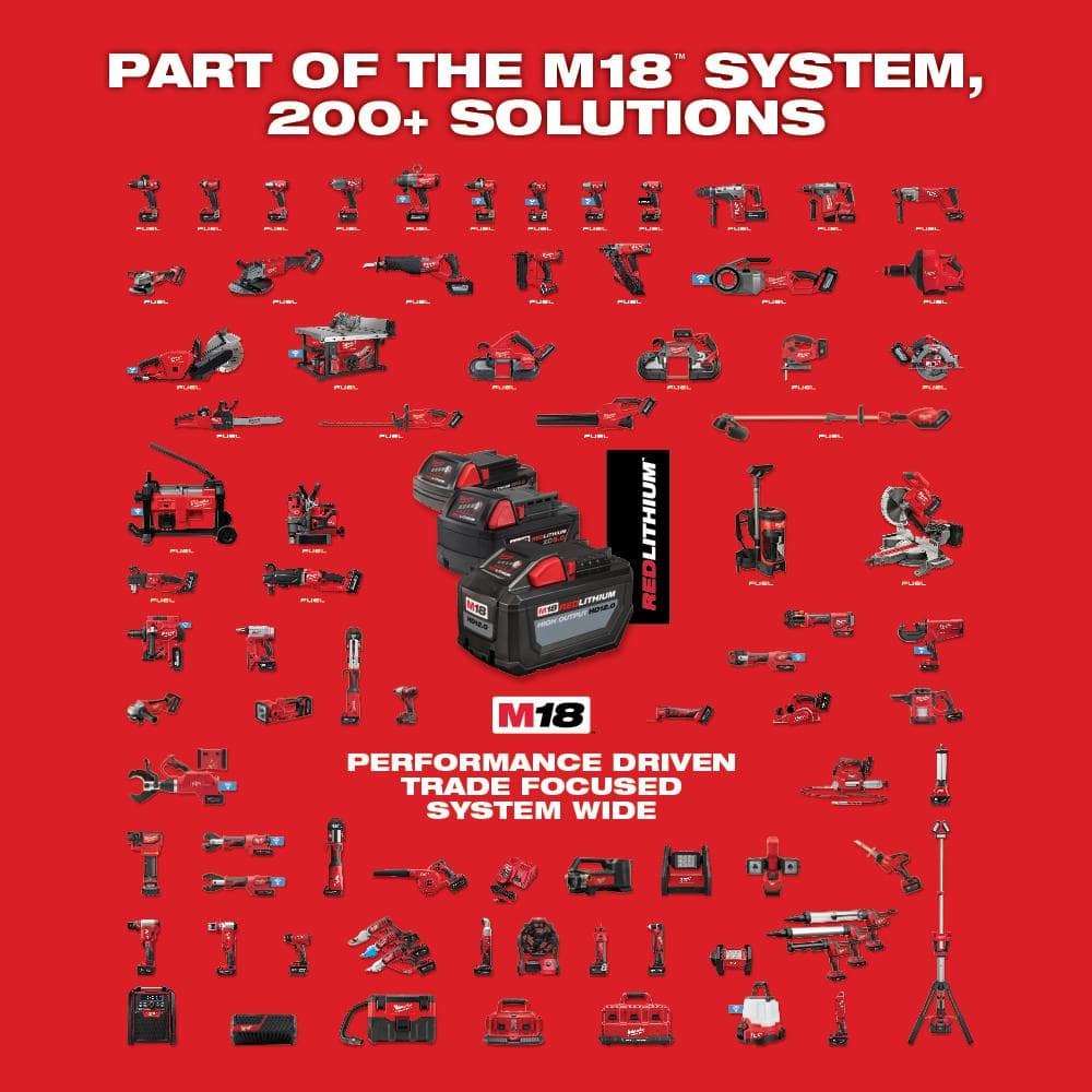 Milwaukee M18 FUEL Brushless Cordless 21 in. Dual-Battery Self-Propelled Lawn Mower Kit with (2) 12Ah Batteries, Rapid Charger & Mower Cover
