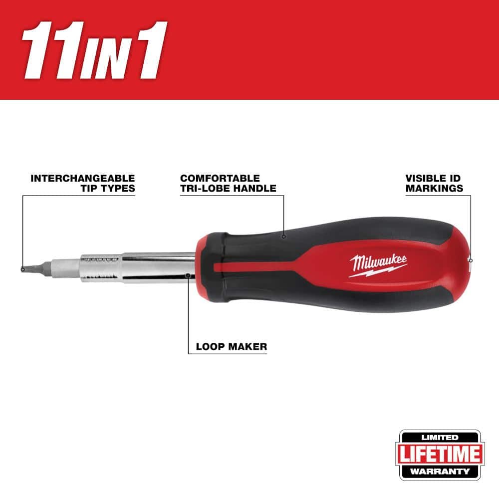 Milwaukee Electrician's Screwdriver, Lineman's Plier & Wire Stripper Hand Tool Kit (3-Piece)
