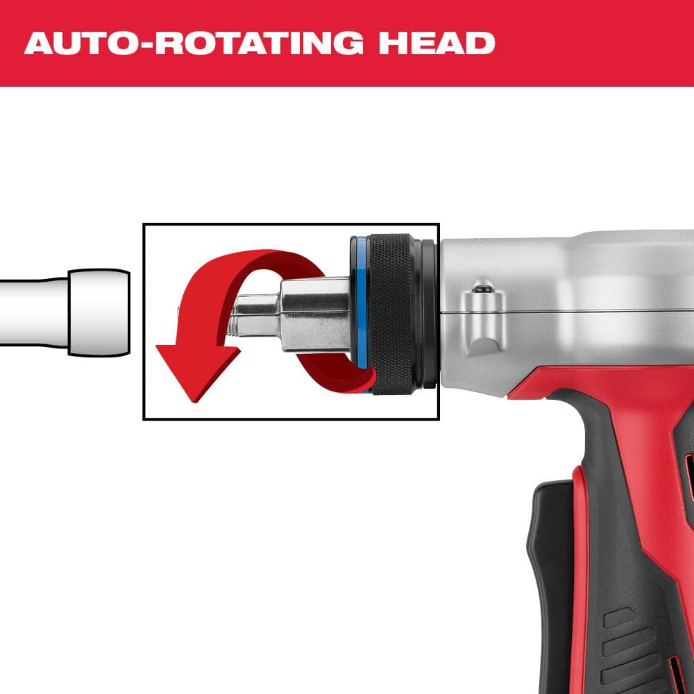 Milwaukee M12 12-Volt Lithium-Ion Cordless ProPEX Expansion Tool, Tool-Only (2432-20)