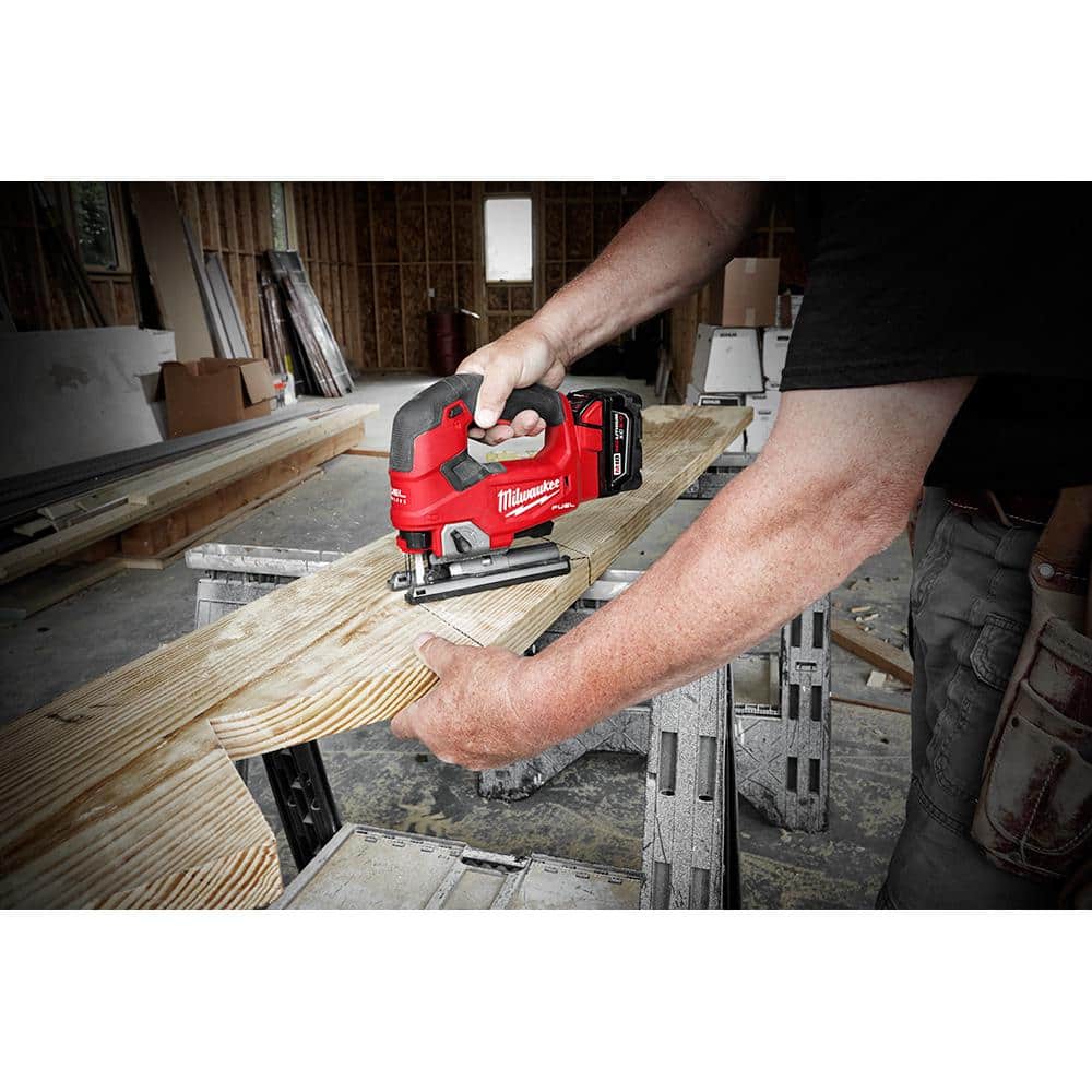 Milwaukee M18 FUEL 18V Brushless Gen II 18-Gauge Brad Nailer/Jig Saw/Compact Router Cordless Combo Kit (3-Tool)