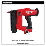 Milwaukee M18 FUEL 18-Volt Lithium-Ion Brushless Cordless Gen II 18-Gauge Brad Nailer W/M18 SURGE 1/4 in. DRIVER & 8.0 Battery Kit