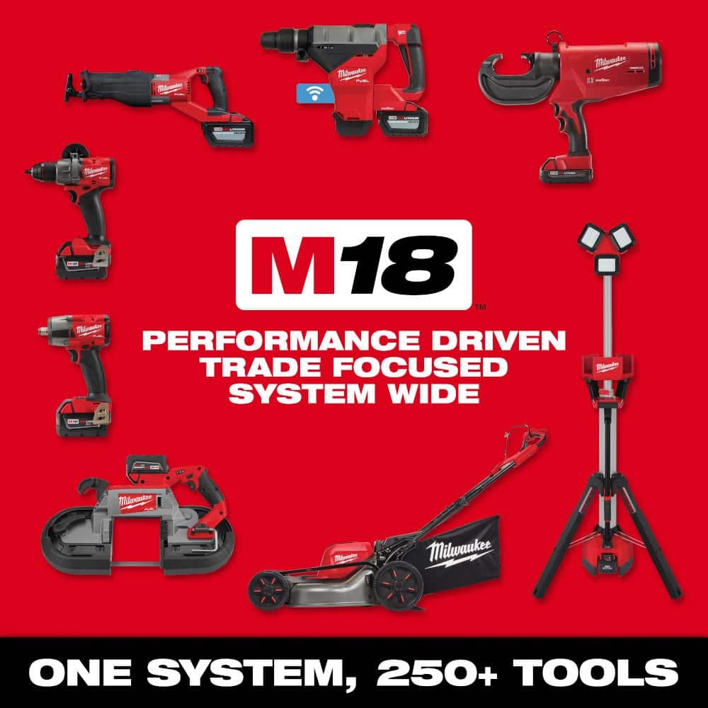 Milwaukee M18 FUEL 18-Volt Lithium-Ion Brushless Cordless Gen II 18-Gauge Brad Nailer W/M18 Brushless 1/2 Drill Driver Kit