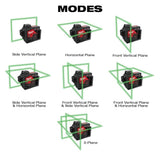 Milwaukee M18 FUEL 18GA Brad Nailer + M12 Green 360° 3-Plane Laser Kit w/ 4.0Ah Battery, Charger & Case