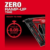 Milwaukee M18 FUEL 18-Volt Lithium-Ion Brushless Cordless Gen II 15-Gauge Angled Nailer with Random Orbit Sander