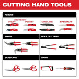Milwaukee 6 in. Smooth Blade Insulation Knife, Stainless Steel, Full Tang