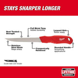 Milwaukee 6 in. Smooth Blade Insulation Knife, Stainless Steel, Full Tang