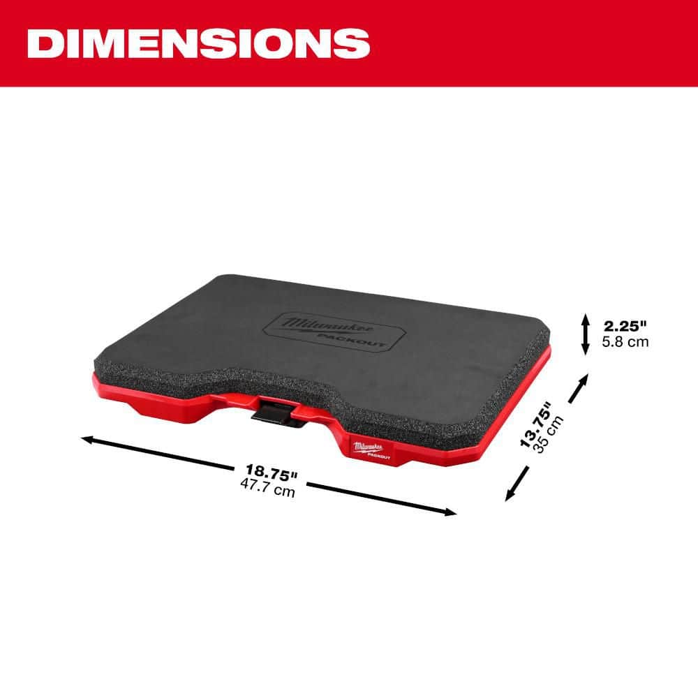Milwaukee PACKOUT Kneeling Pad – Durable, Comfortable, Non‑Slip (48-73-6110)