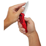 Milwaukee FASTBACK Stainless Steel Folding Knife with 2.95 in Blade and Compact Folding Knife with 2.5 in Blade (2-Piece)