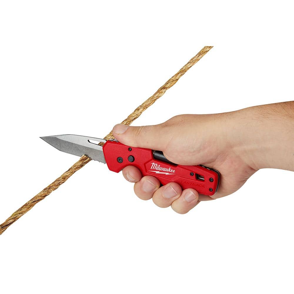 Milwaukee Fastback 3 in. Blade 5-in-1 Folding Knife with 6-in-1 Wire Pliers