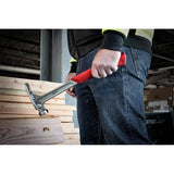 Milwaukee 17 oz. Smooth Face Framing Hammer, Steel I‑Beam Handle, Shockshield Grip (48-22-9017)