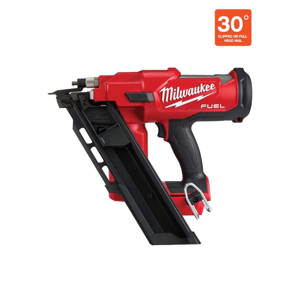 Milwaukee M18 FUEL 3-1/2 in. 18-Volt 21-Degree Brushless Cordless Framing Nailer w/ ROCKET Tower Light & Two 6.0Ah HIGH OUTPUT Batteries
