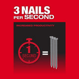 Milwaukee M18 FUEL Cordless 18‑Gauge Brad Nailer + 30° 3-1/2 in. Framing Nailer Kit with M18 2.0Ah & 5.0Ah XC Batteries