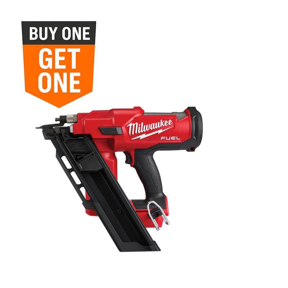 Milwaukee M18 FUEL 3-1/2 in. 18-Volt 30-Degree Brushless Cordless Framing Nailer with 22 oz. Milled Face Framing Hammer, Tool-Only